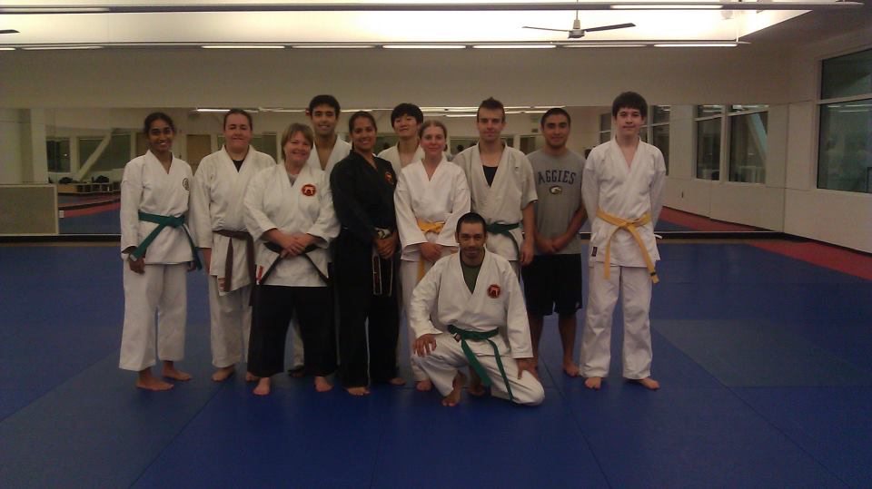 A large group after training